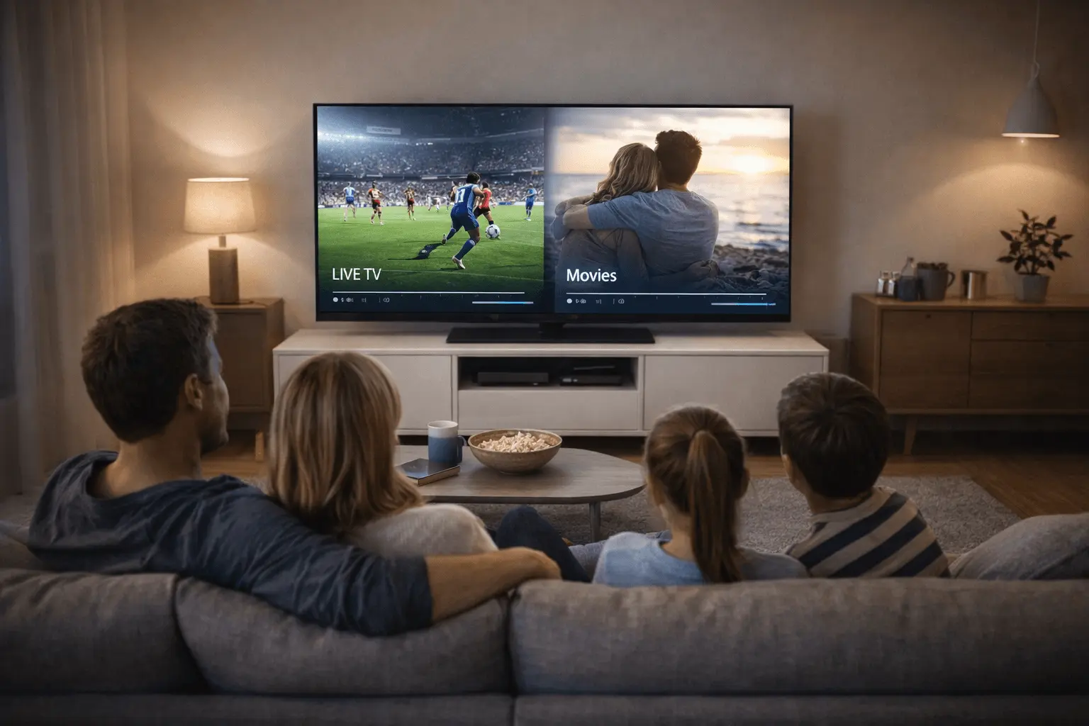 IPTV filmer sport och kanaler i HD