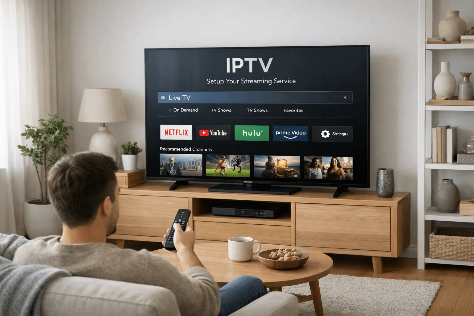 Ladda ner IPTV app på Smart TV eller mobil