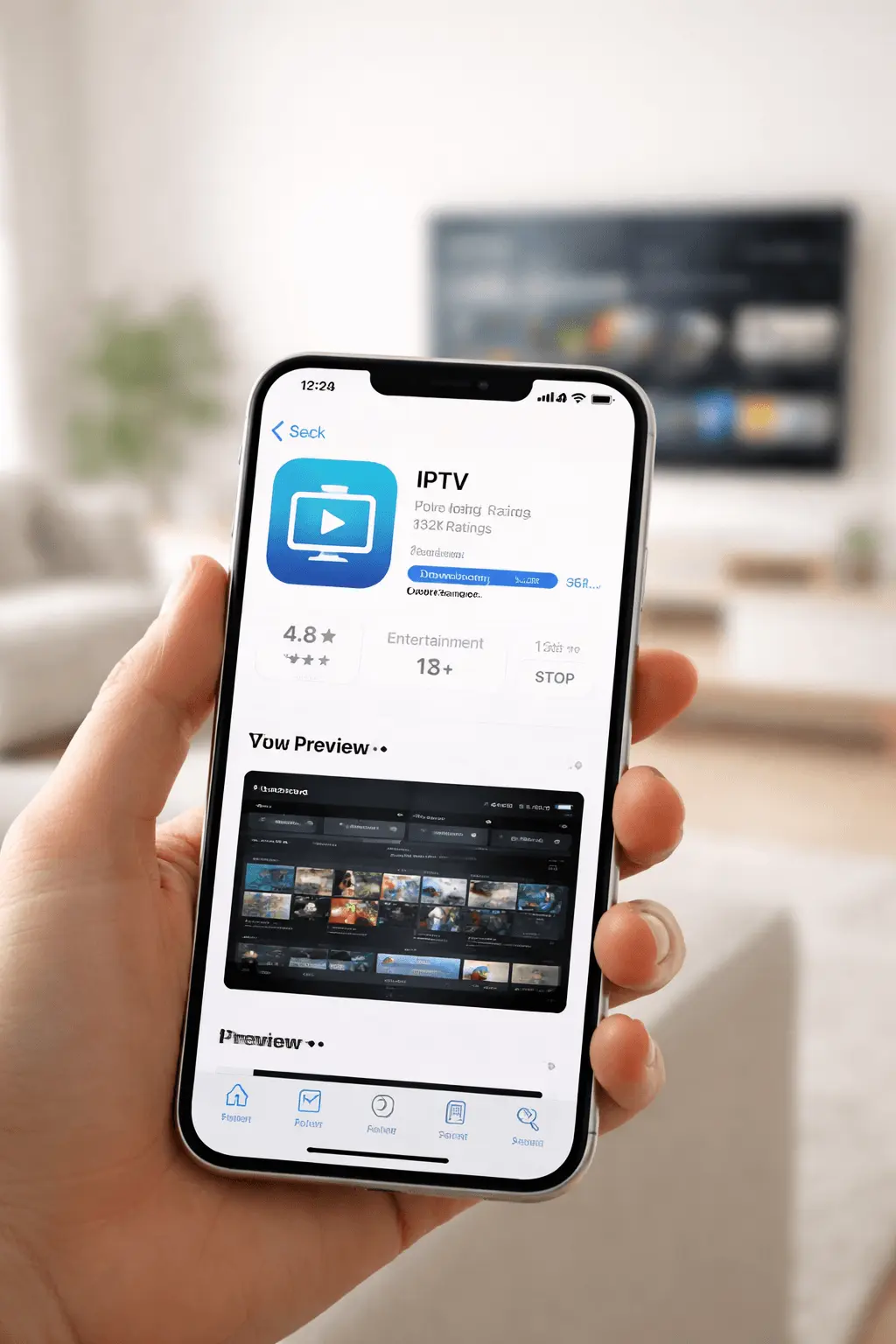 Logga in på IPTV konto och konfigurera