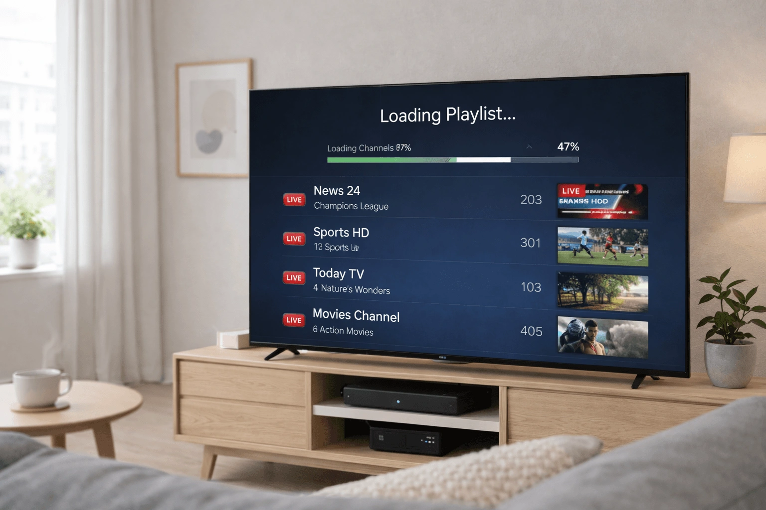 IPTV installation support via WhatsApp