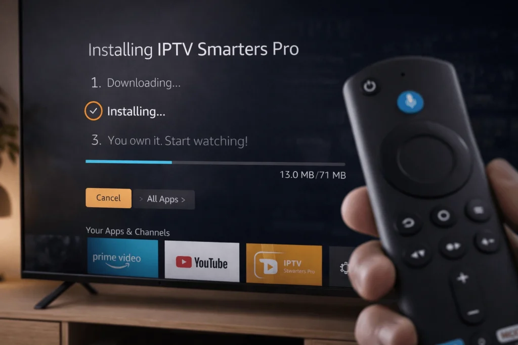 installera IPTV Firestick
