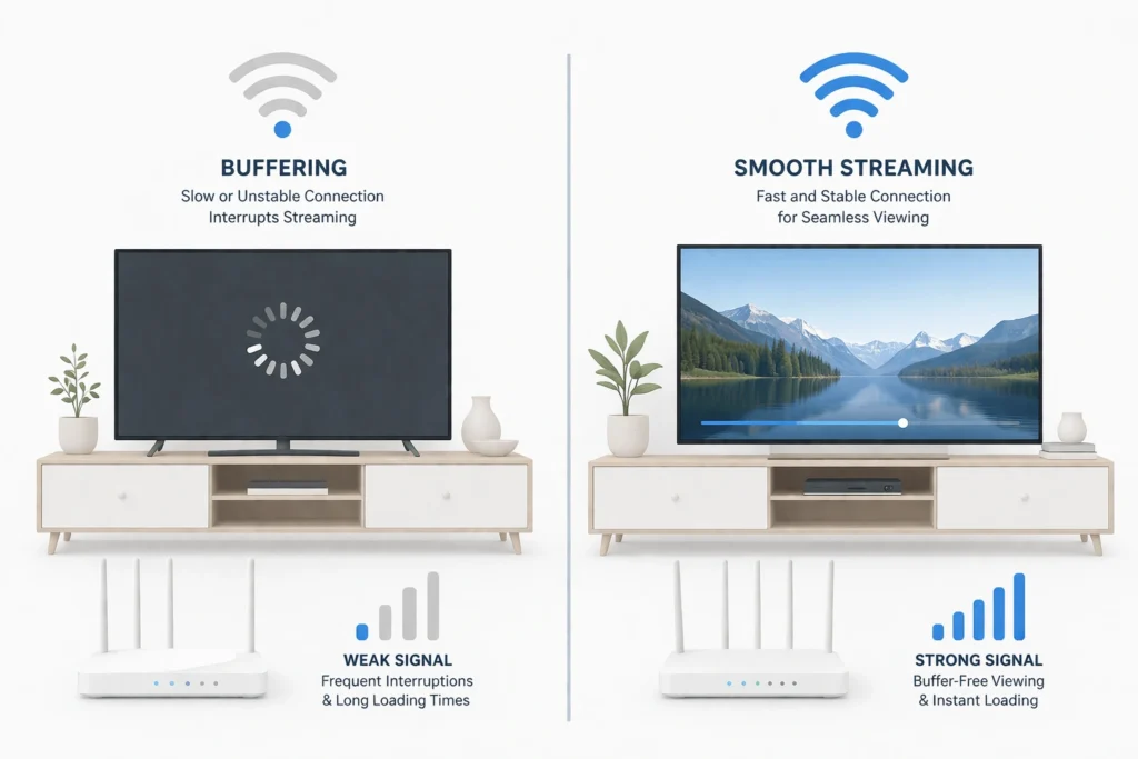 fixa IPTV buffring