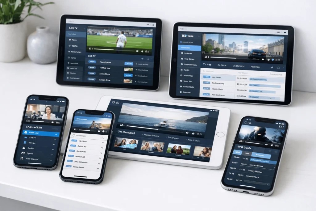 streama IPTV på mobilen