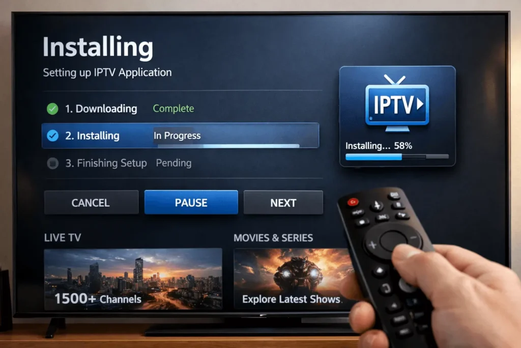 Android TV appar IPTV