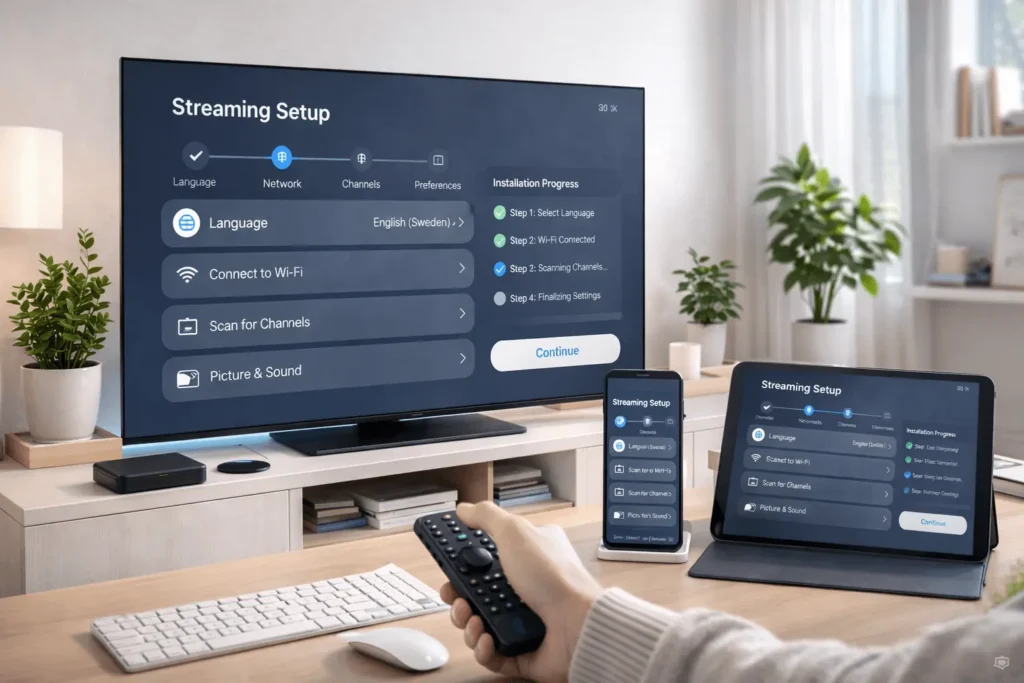 installera IPTV Smart TV