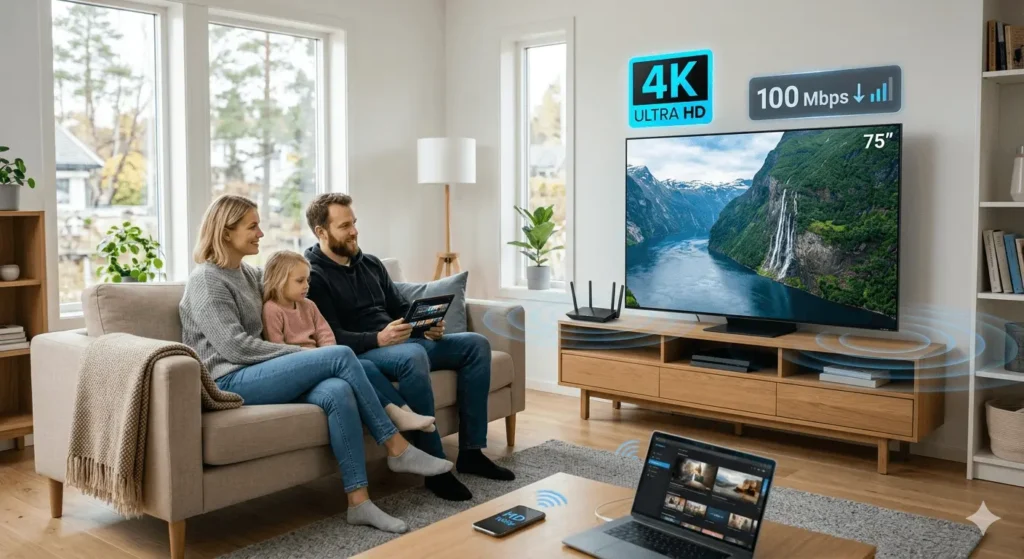 IPTV internethastighet