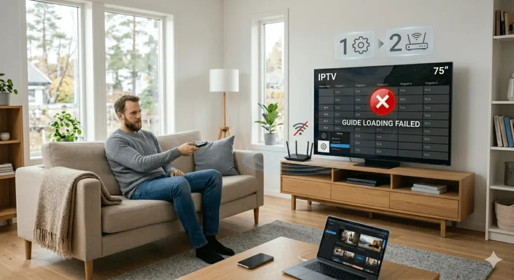 IPTV EPG fungerar inte