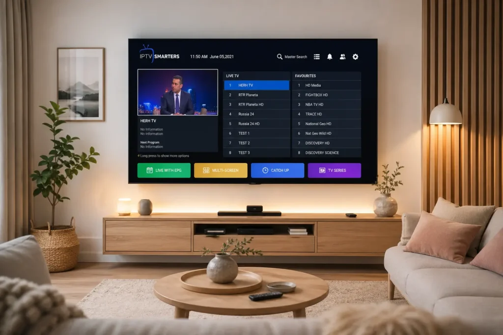 streama IPTV på Apple TV
