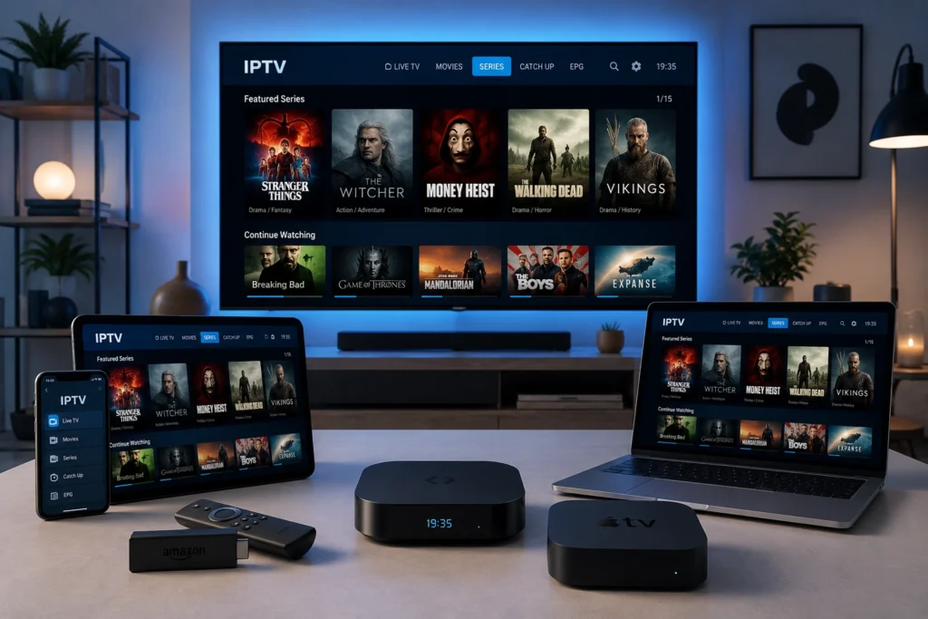 strömma IPTV på flera skärmar
