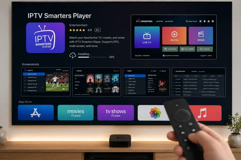 IPTV på Apple TV