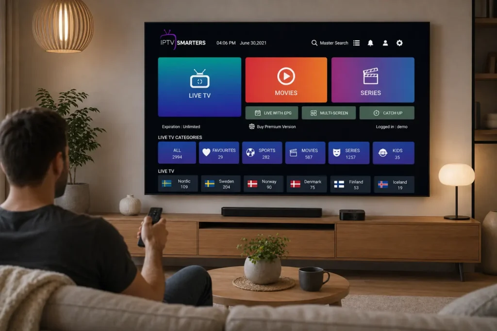 bästa IPTV-app Apple TV Sverige
