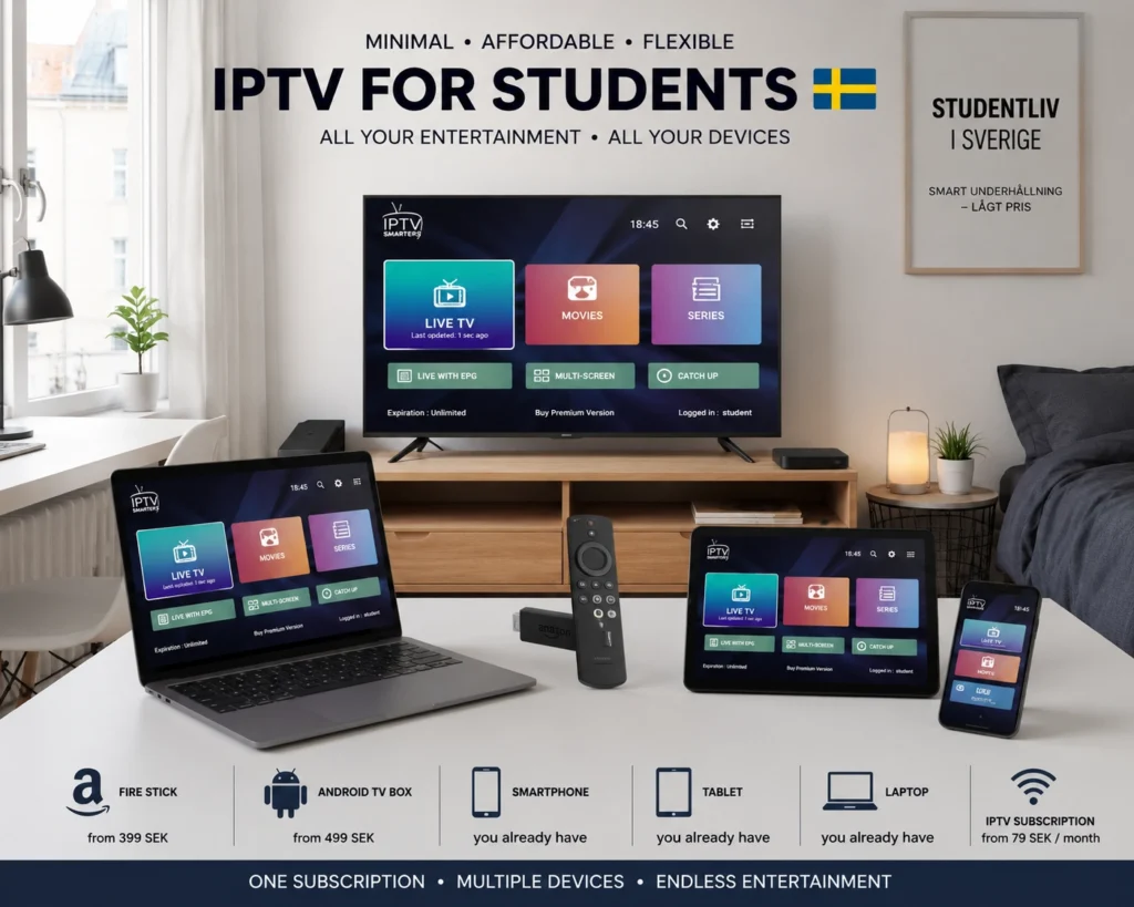 billig streaming för studenter Sverige
