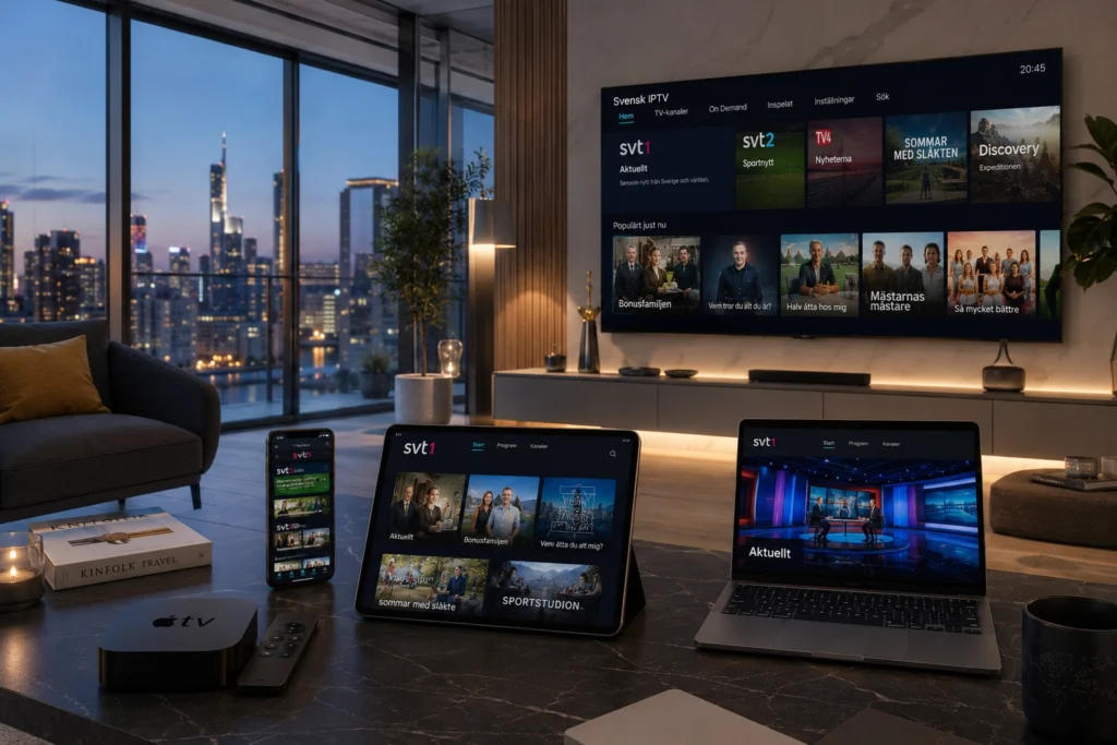 svensk TV streaming utanför Sverige

