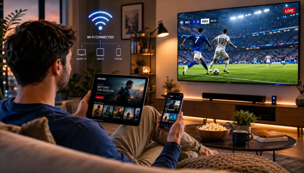 video on demand via IPTV
